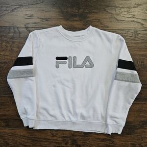 FILA Women's Natalie French Terry Crewneck Sweatshirt Size Medium